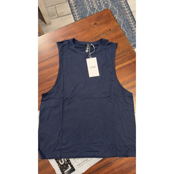 Lskd Other - LSKD AeroFLX+ Seamless Muscle Tank Navy 2XL Mens Training Gym New NWT